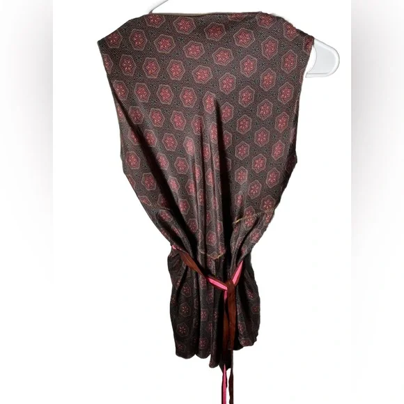 Rozae Nichols Embellished Tied Silk Top Size S - Picture 4 of 5